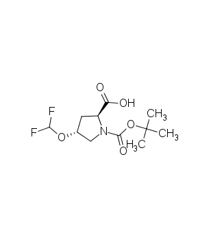 (2S,4R)-1-[(tert-butoxy)carbonyl]-4-(difluoromethoxy)pyrrolidine-2-carboxylic acid