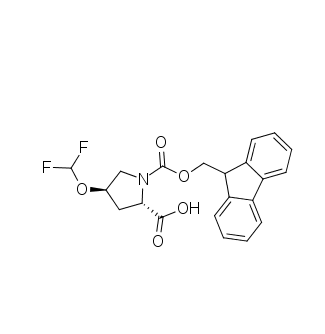 (2S,4R)-4-(difluoromethoxy)-1-{[(9H-fluoren-9-yl)methoxy]carbonyl}pyrrolidine-2-carboxylic acid