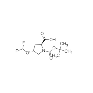 (2S,4R)-1-[(tert-butoxy)carbonyl]-4-(difluoromethoxy)pyrrolidine-2-carboxylic acid