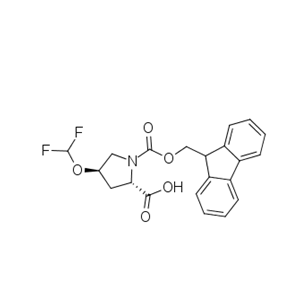 (2S,4R)-4-(difluoromethoxy)-1-{[(9H-fluoren-9-yl)methoxy]carbonyl}pyrrolidine-2-carboxylic acid