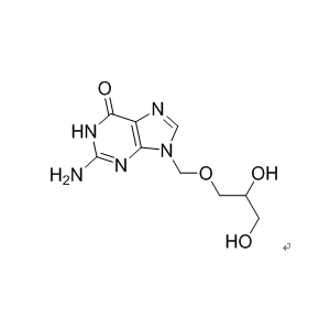 更昔洛韦杂质05,2-amino-9-((2,3-dihydroxypropoxy)methyl)-1,9-dihydro-6H-purin-6- one
