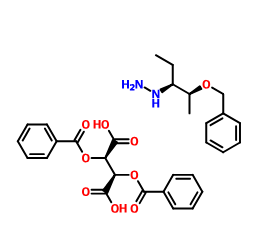 [(2S,3S)-2-(苄氧基)-3-戊基]肼-(2S,3S)-2,3-二(苯酰氧基)丁二酸,[(2S,3S)-2-(benzyloxy)pentan-3-yl]hydrazine