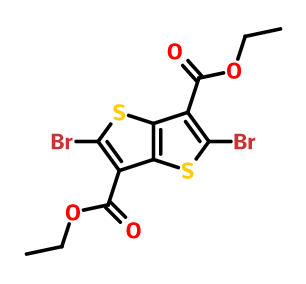 二乙基 2,5-二溴噻吩并[3,2-B]噻吩-3,6-二甲酯,Diethyl 2,5-dibromothieno[3,2-b]thiophene-3,6-dicarboxylate
