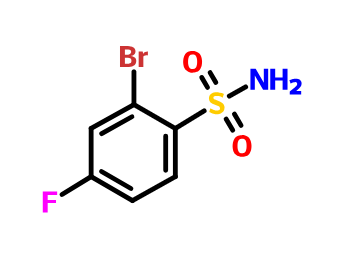 2-溴-4-氟苯磺酰胺,2-BROMO-4-FLUOROBENZENESULFONAMIDE