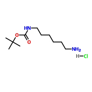 N-BOC-1,6-己二胺盐酸盐,N-BOC-1,6-DIAMINO-HEXANE HYDROCHLORIDE