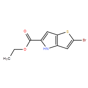 2-溴-4H-噻吩并[3,2-B]吡咯-5-羧酸乙酯,Ethyl 2-bromo-4H-thieno[3,2-b]pyrrole-5-carboxylate