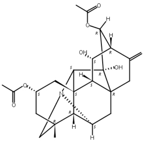 盐酸关附甲素,Guanfubase A