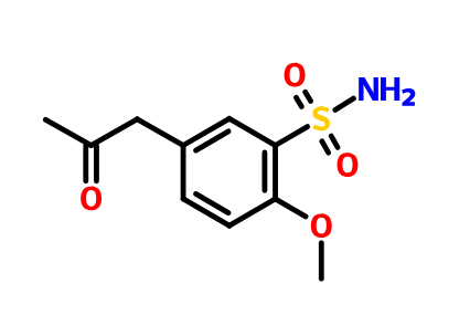 5-丙酮基-2-甲氧基苯磺酰胺,5-Acetonyl-2-methoxybenzene sulfonamide