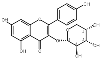 山柰酚-3-O-α-L-吡喃阿拉伯糖苷,Juglalin