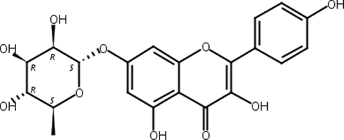 山奈酚-7-O-鼠李糖苷,Kaempferol 7-O-rhamnoside