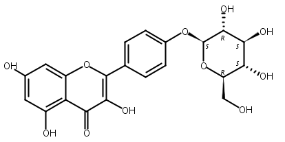 山奈酚-4′-葡萄糖苷,Kaempferol 4′-glucoside