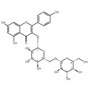 山柰酚-3-O-龙胆二糖苷,Kaempferol 3-O-gentiobioside