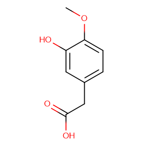 3-羟基-4-甲氧基苯乙酸,3-Hydroxy-4-methoxyphenylacetic acid