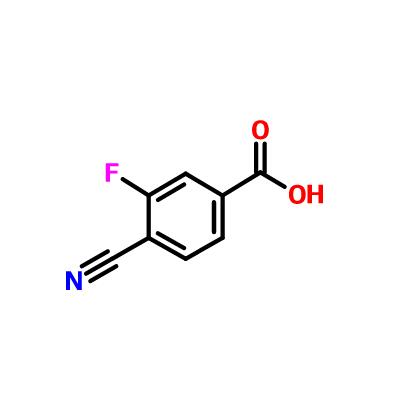 4-氰基-3-氟苯甲酸,4-Cyano-3-fluorobenzoic acid