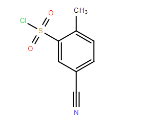 5-氰基-2-甲基苯磺酰氯,5-Cyano-2-methylbenzenesulfonyl chloride