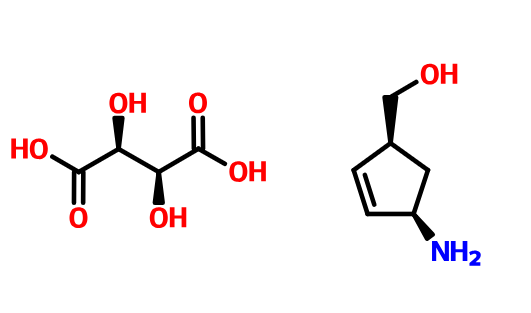 (1S-cis)-4-Amino-2-cyclopentene-1-methanol D-hydrogen tatrate,(1S-cis)-4-Amino-2-cyclopentene-1-methanol D-hydrogen tatrate