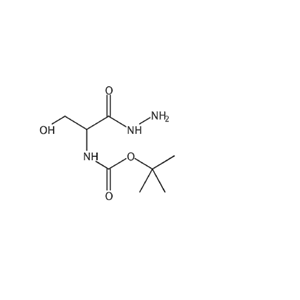 N-boc保护丝氨酸酰肼,Serine, N-[(1,1-dimethylethoxy)carbonyl]-, hydrazide