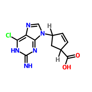 (1S,4R)-4-(2-Amino-6-chloro-9H-purin-9-yl)-2-cyclopentene-1-carboxylate