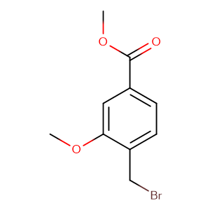 3-甲氧基-4-溴甲基苯甲酸甲酯,METHYL 4-(BROMOMETHYL)-3-METHOXYBENZOATE