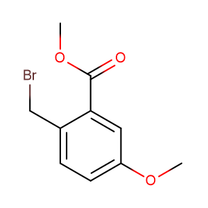 2-(溴甲基)-5-甲氧基苯甲酸甲酯,2-BROMOMETHYL-5-METHOXY-BENZOIC ACID METHYL ESTER