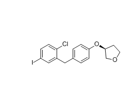 (3S)-3-[4-[(2-氯-5-碘苯基)甲基]苯氧基]四氫呋喃,(3S)-3-[4-[(2-Chloro-5-iodophenyl)methyl]phenoxy]tetrahydro-furan