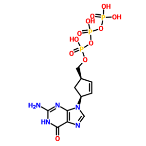 三磷酸,單[[(1S,4R)-4-(2-氨基-3,6-二氫-6-氧代-9H-嘌呤-9-基)-2-環(huán)戊烯-1-基]甲基]酯