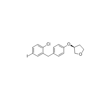 (3S)-3-[4-[(2-氯-5-碘苯基)甲基]苯氧基]四氢呋喃,(3S)-3-[4-[(2-Chloro-5-iodophenyl)methyl]phenoxy]tetrahydro-furan