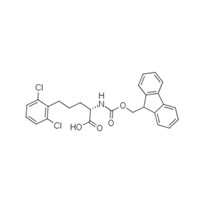(2S)-5-(2,6-dichlorophenyl)-2-({[(9H-fluoren-9-yl)methoxy]carbonyl}amino)pentanoic acid
