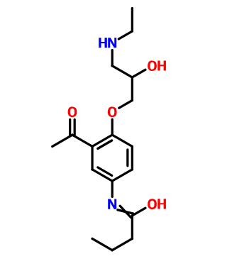 醋丁洛爾雜質(zhì)I,rac N-Desisopropyl-N-ethyl Acebutolol