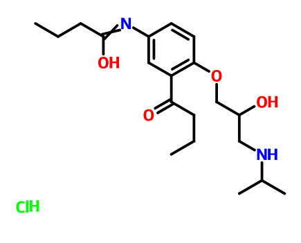 醋丁洛尔杂质K,rac 3-Deacetyl-3-butanoyl Acebutolol Hydrochloride