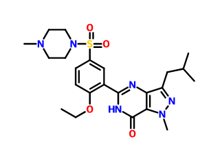 西地那非杂质A,5-[2-Ethoxy-5-[(4-Methyl-4-oxido-1-piperazinyl)sulfonyl]phenyl]-1,6-dihydro-1-Methyl-3-(2-Methylpropyl)-7H-pyrazolo[4,3-d]pyriMidin-7-one