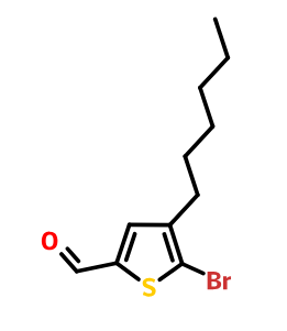 2-溴-3-己基噻吩-5-甲醛,2-Bromo-3-hexyl-5-formylthiophene