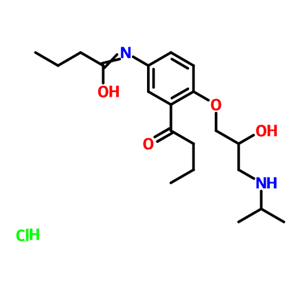 醋丁洛尔杂质K,rac 3-Deacetyl-3-butanoyl Acebutolol Hydrochloride