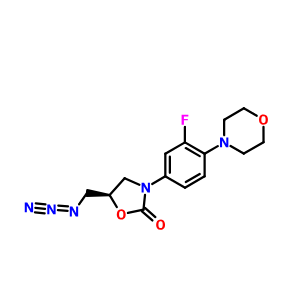 168828-84-0；(R)-5-(叠氮甲基)-3-[3-氟-4-(4-吗啉基)苯基]-2-唑烷酮