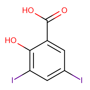 3,5-二碘水杨酸,3,5-Diiodosalicylic acid
