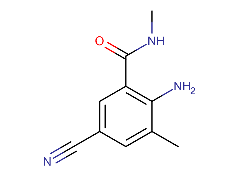 2-氨基-5-氰基-N,3-二甲基苯甲酰胺,2-AMino-5-cyano-N,3-diMethylbenzaMide