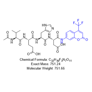 Ac-Val-Glu-His-Asp-AFC