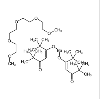 二(2,2,6,6-四甲基庚烷-3,5-二酮)(四乙二醇二甲醚)钡,BIS(2,2,6,6-TETRAMETHYL-3,5-HEPTANEDIONATO)BARIUM TETRAGLYME ADDUCT