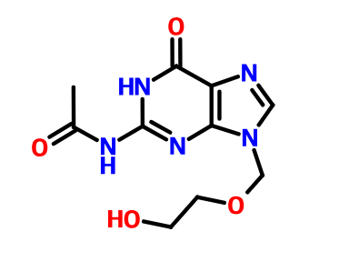 阿昔洛韦杂质F,N2-ACETYL-9-[(2'-HYDROXYETHOXY)METHYL]GUANINE