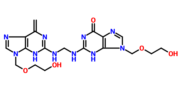阿昔洛韦杂质K,Acyclovir N-Methylene Dimer