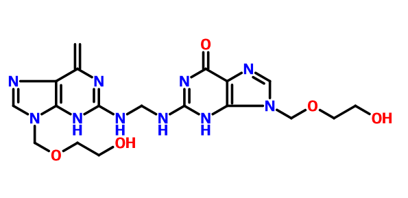 阿昔洛韋雜質(zhì)K,Acyclovir N-Methylene Dimer