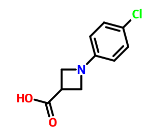 1-(4-氯苯基)氮杂环丁烷-3-羧酸,1-(4-Chlorophenyl)azetidine-3-carboxylic acid