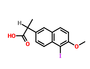 萘普生EP杂质D,(S)-5-Iodo-6-Methoxy-α-Methyl-2-naphthaleneacetic Acid