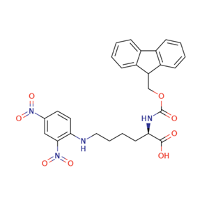 FMOC-D-LYS(DNP)-OH,(2R)-6-[(2,4-dinitrophenyl)amino]-2-({[(9H-fluoren-9-yl)methoxy]carbonyl}amino)hexanoic acid