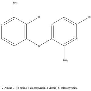 2-氨基-3-[(2-氨基-3-氯吡啶-4-基)硫基]-6-氯吡