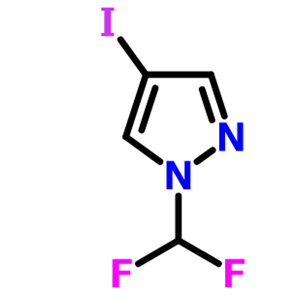 1-(二氟甲基)-4-碘-1H-吡唑,1-(Difluoromethyl)-4-iodo-1H-pyrazole