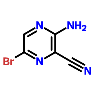 3-氨基-6-溴吡嗪-2-甲腈