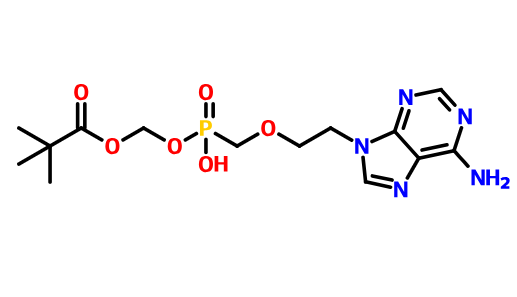 阿德福韦单特戊酸甲酯,Propanoic acid, 2,2-dimethyl-, [[[[2-(6-amino-9H-purin-9-yl)ethoxy]methyl]hydroxyphosphinyl]oxy]methyl ester