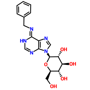 6-苄氨基-9-(Α-D-吡喃葡萄糖基)嘌呤