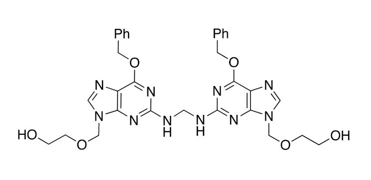 Bis [2-[(2-AMino-1,6-dihydro-6-O-benzyl-9H-purin-9yl)Methoxy]ethanol],Bis [2-[(2-AMino-1,6-dihydro-6-O-benzyl-9H-purin-9yl)Methoxy]ethanol]